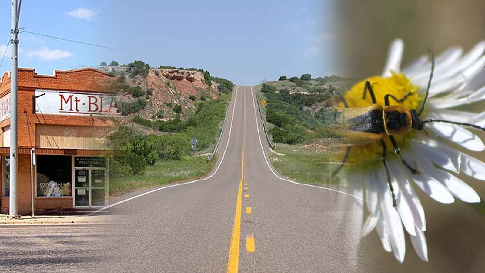 The stunning Caprock Escarpment, located near Crosbyton Texas